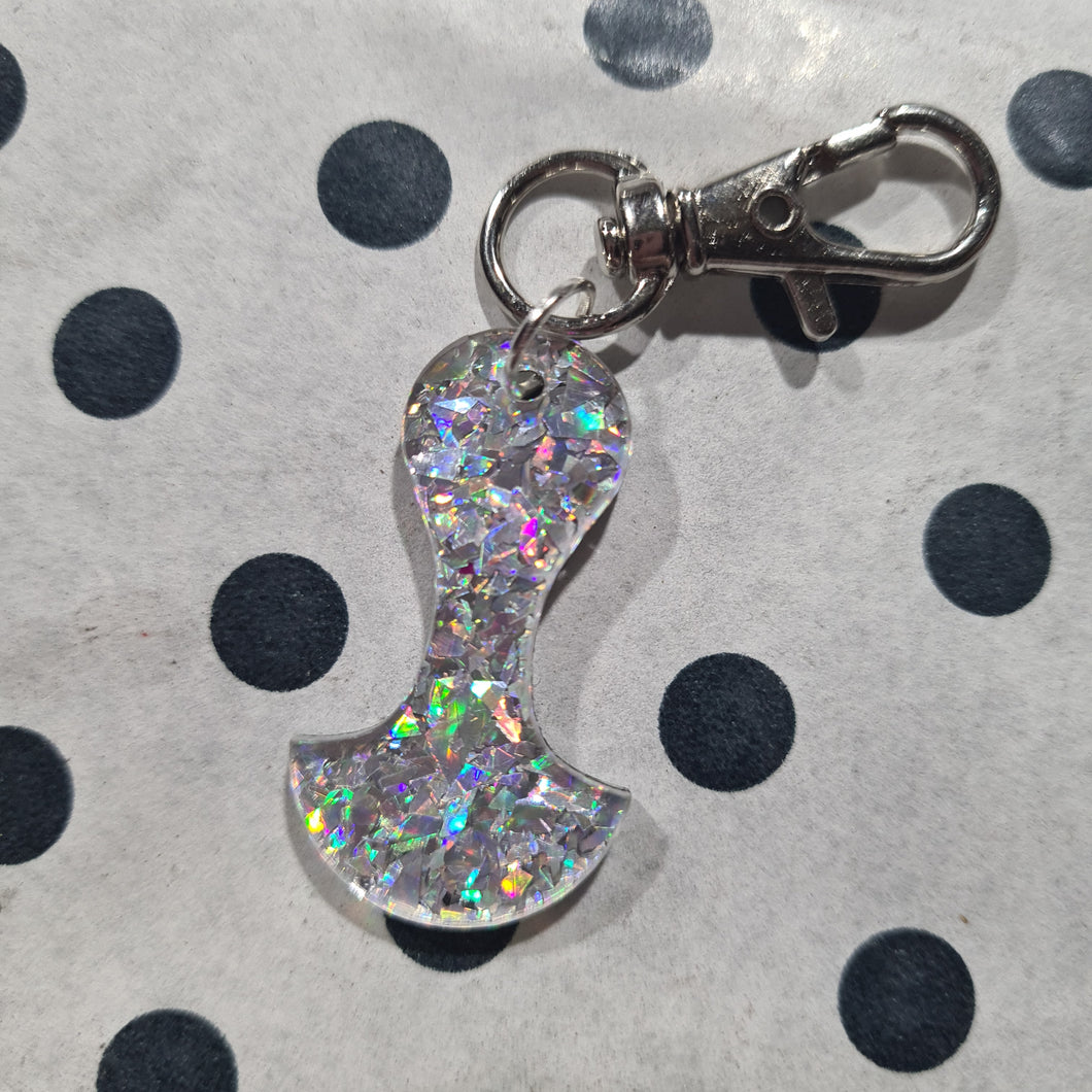 Silver Holographic Trolley Token