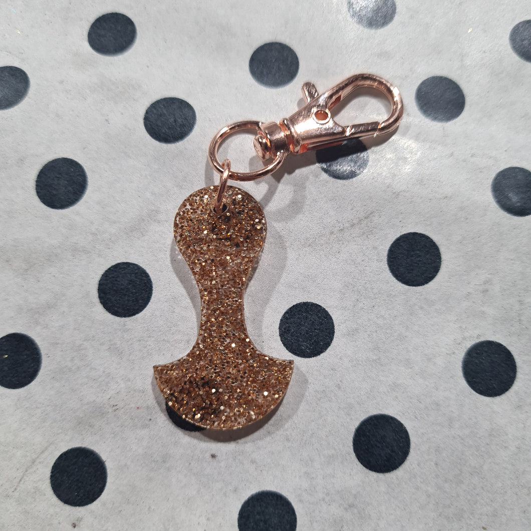 Gold/Bronze Glitter Trolley Token