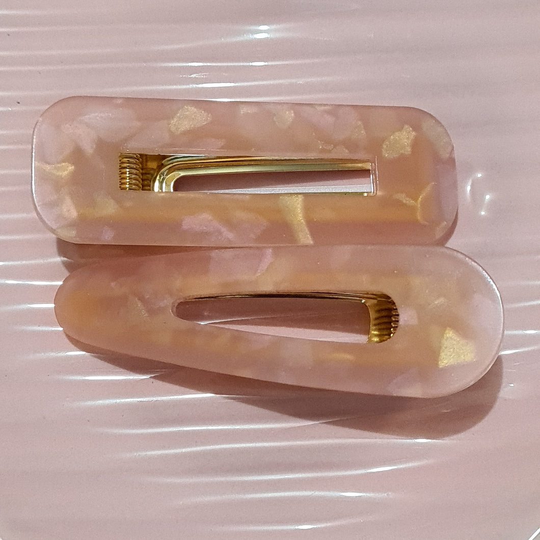 Pack of 2 Pink Hair Clips