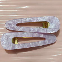 Load image into Gallery viewer, Pack of 2 Mauve Hair Clips
