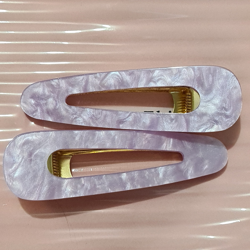 Pack of 2 Mauve Hair Clips