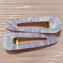 Load image into Gallery viewer, Pack of 2 Mauve Hair Clips
